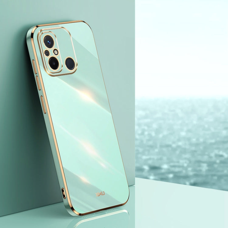 For Xiaomi Redmi 12C 4G XINLI Straight Edge 6D Electroplate TPU Phone Case