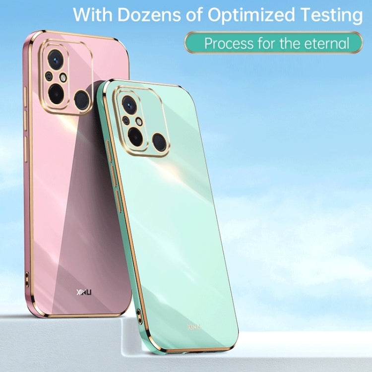For Xiaomi Redmi 12C 4G XINLI Straight Edge 6D Electroplate TPU Phone Case