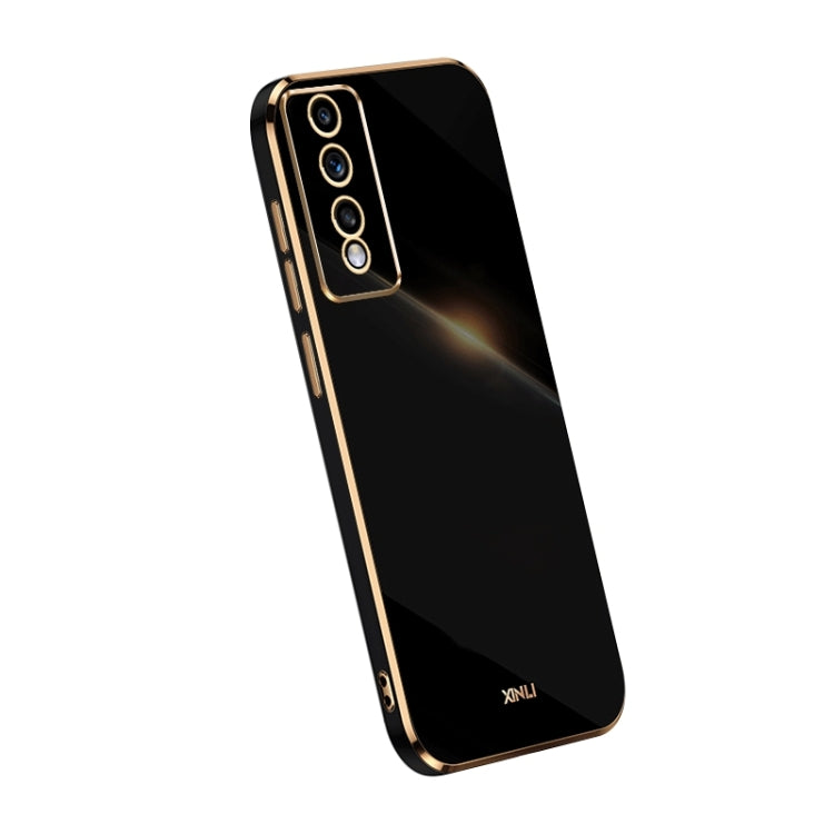 For Honor 80 GT 5G XINLI Straight Edge 6D Electroplate TPU Phone Case