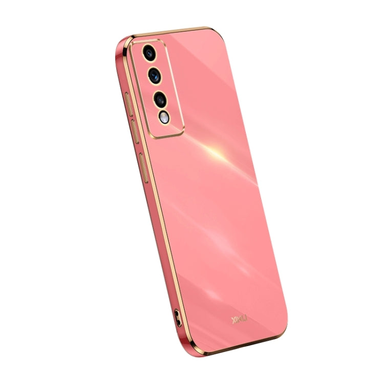 For Honor 80 GT 5G XINLI Straight Edge 6D Electroplate TPU Phone Case