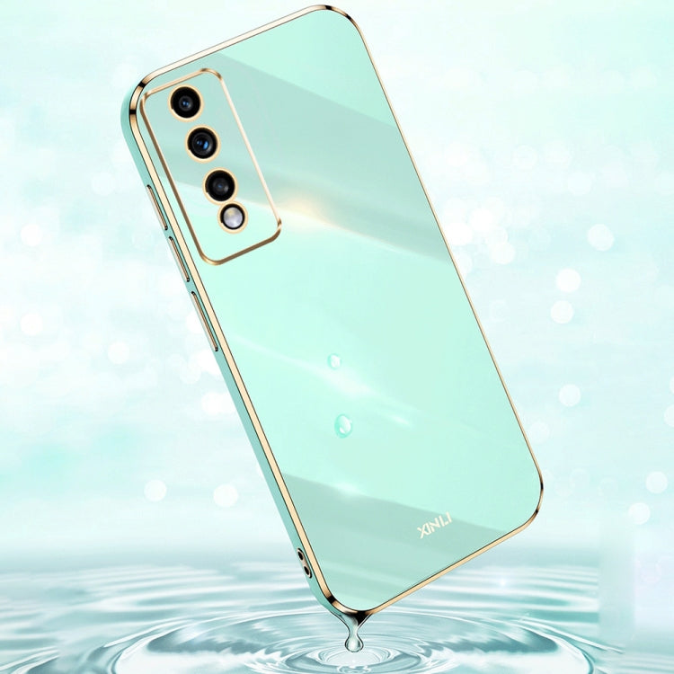 For Honor 80 GT 5G XINLI Straight Edge 6D Electroplate TPU Phone Case