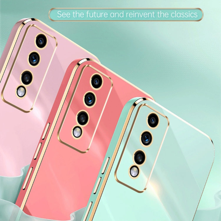 For Honor 80 GT 5G XINLI Straight Edge 6D Electroplate TPU Phone Case