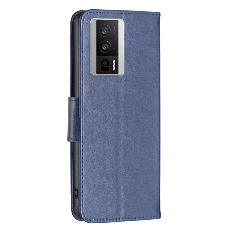 For Xiaomi Redmi K60 / K60 Pro Embossing Two Butterflies Pattern Leather Phone Case
