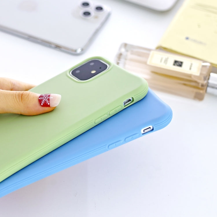 For iPhone 11 Solid Color TPU Slim Shockproof Protective Case
