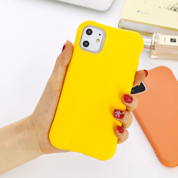 For iPhone 11 Solid Color TPU Slim Shockproof Protective Case