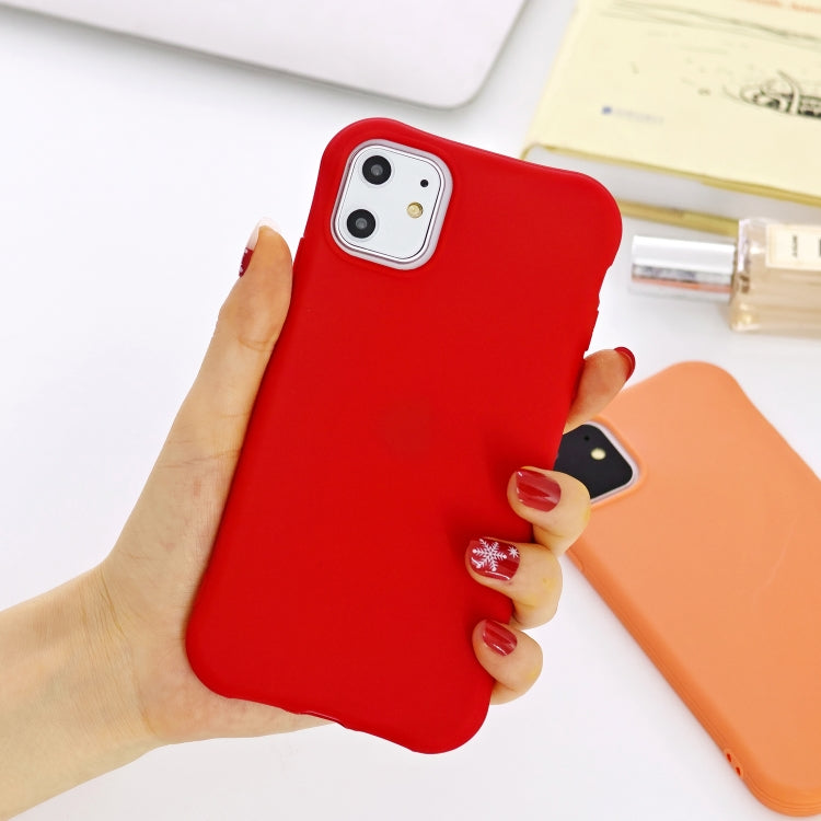 For iPhone 11 Pro Solid Color TPU Slim Shockproof Protective Case