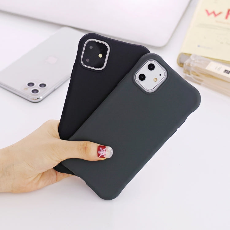 For iPhone 11 Pro Solid Color TPU Slim Shockproof Protective Case