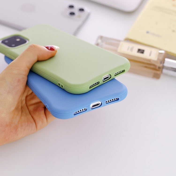 For iPhone 11 Pro Solid Color TPU Slim Shockproof Protective Case
