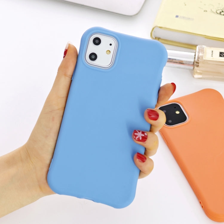 For iPhone 11 Pro Solid Color TPU Slim Shockproof Protective Case