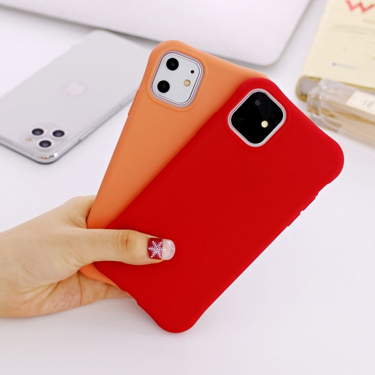 For iPhone 11 Pro Solid Color TPU Slim Shockproof Protective Case