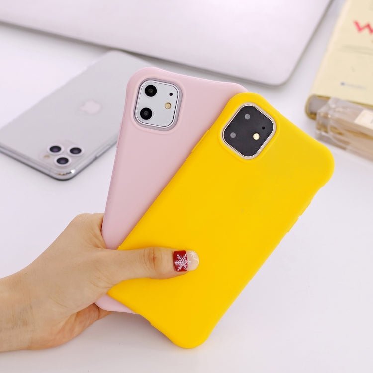 For iPhone 11 Pro Solid Color TPU Slim Shockproof Protective Case