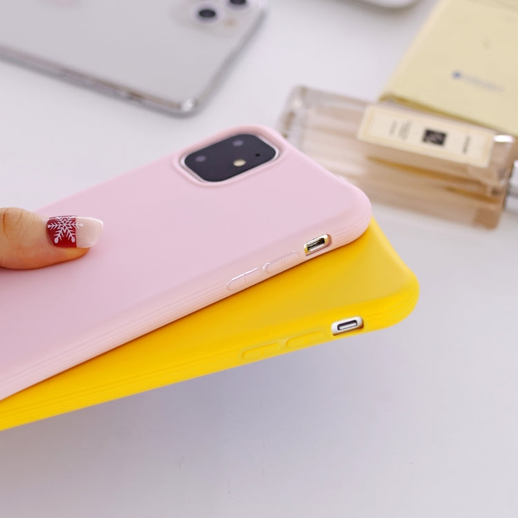 For iPhone 11 Pro Solid Color TPU Slim Shockproof Protective Case