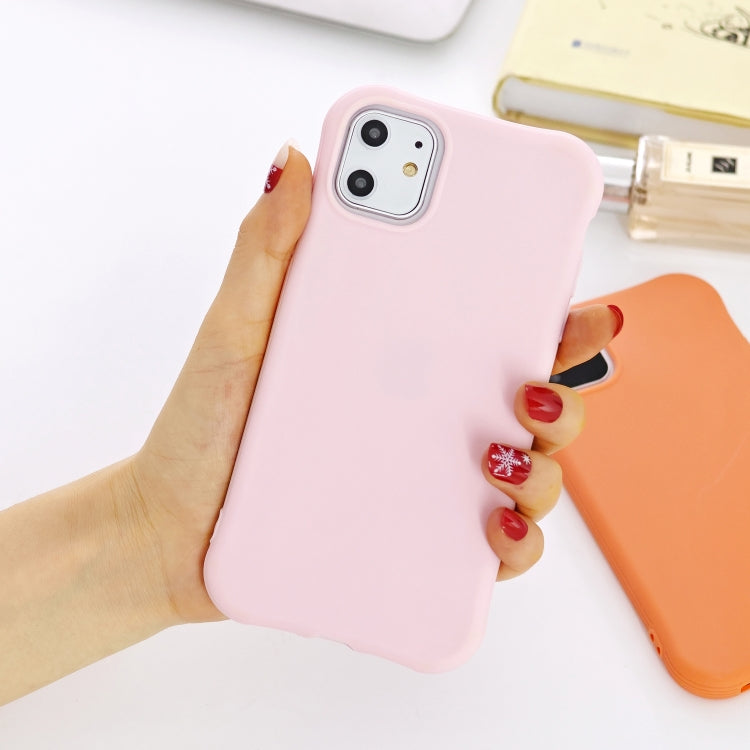 For iPhone 11 Pro Max Solid Color TPU Slim Shockproof Protective Case