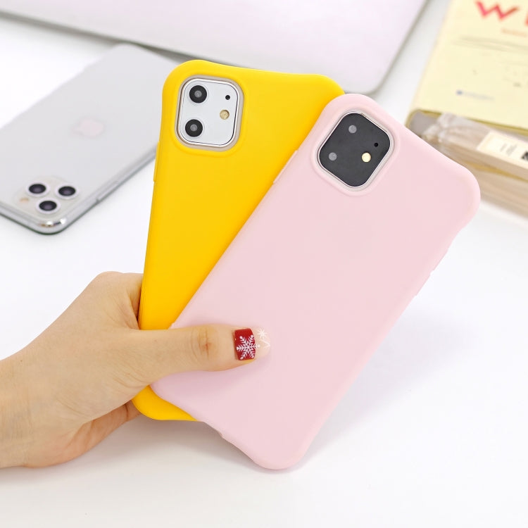 For iPhone 11 Pro Max Solid Color TPU Slim Shockproof Protective Case
