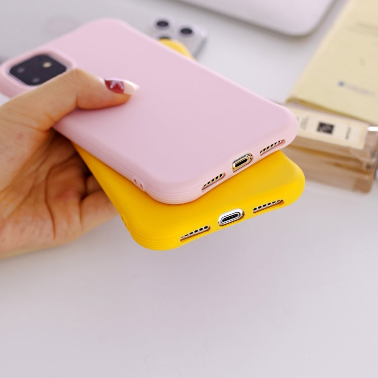 For iPhone 11 Pro Max Solid Color TPU Slim Shockproof Protective Case