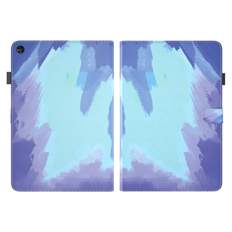 For Huawei MatePad SE Watercolor Pattern Flip Leather Tablet Case