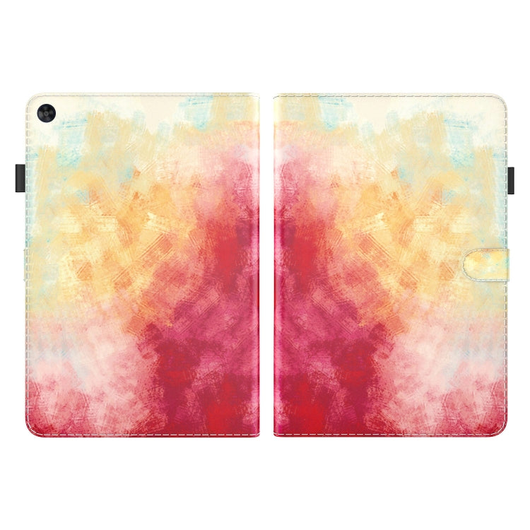 For Huawei MatePad SE Watercolor Pattern Flip Leather Tablet Case