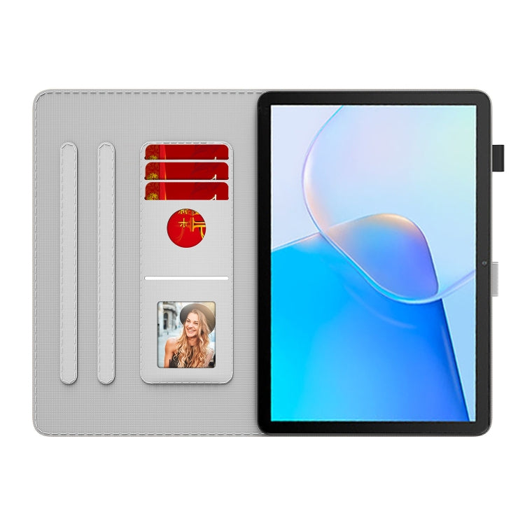 For Huawei MatePad SE Watercolor Pattern Flip Leather Tablet Case