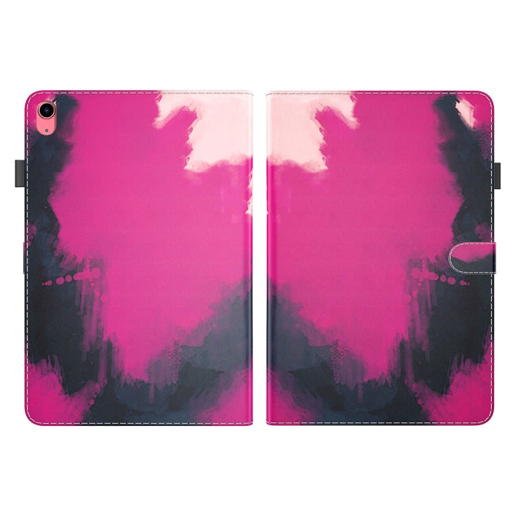For iPad 10th Gen 10.9 2022 Watercolor Pattern Flip Leather Tablet Case