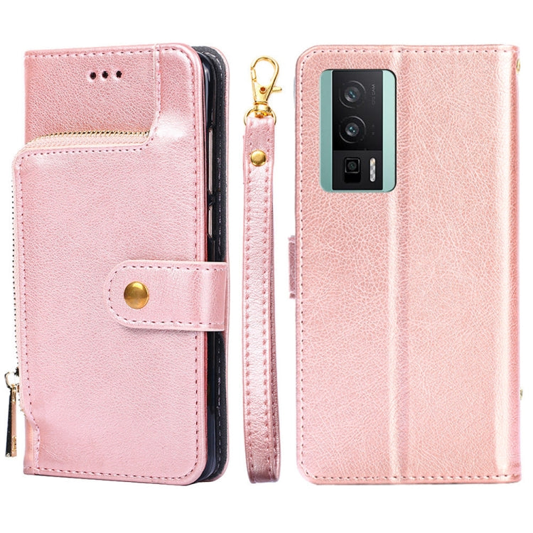 For Xiaomi Redmi K60 / K60 Pro Zipper Bag Leather Phone Case