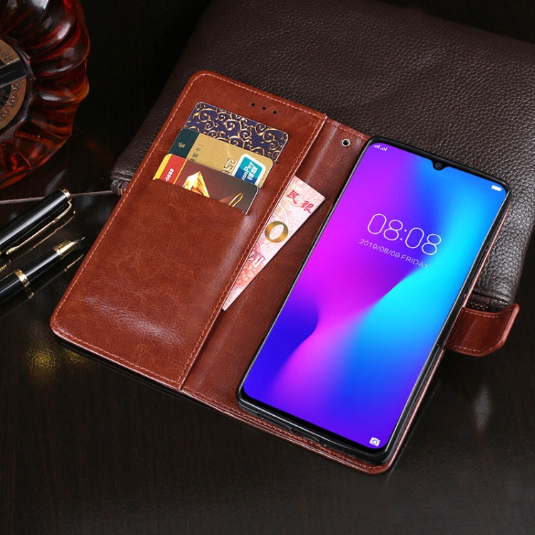For Doogee N20 idewei  Crazy Horse Texture Horizontal Flip Leather Case with Holder & Card Slots & Wallet