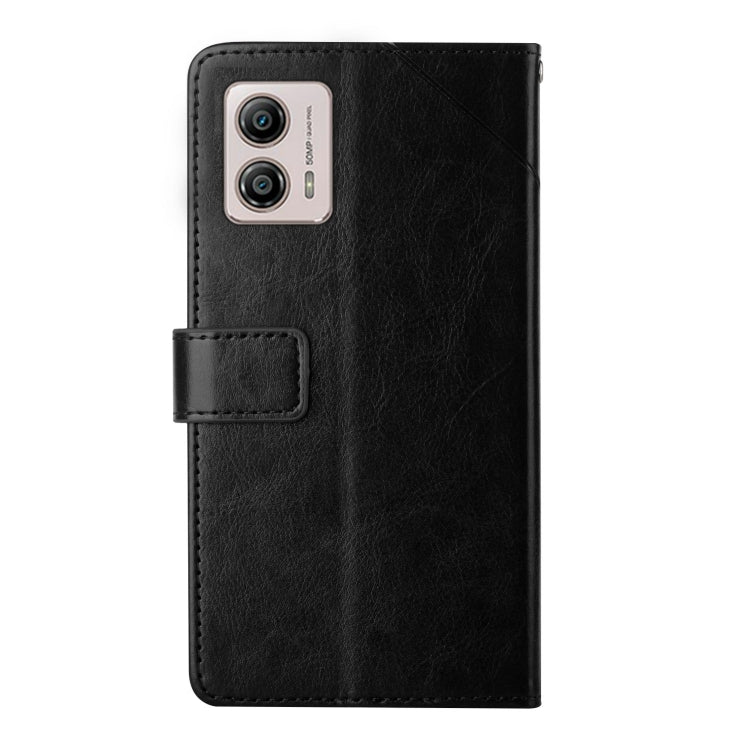 For Motorola Moto G53 5G/G13/G23 HT01 Y-shaped Pattern Flip Leather Phone Case