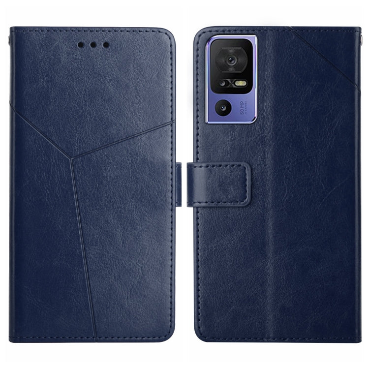 For TCL 40 SE HT01 Y-shaped Pattern Flip Leather Phone Case