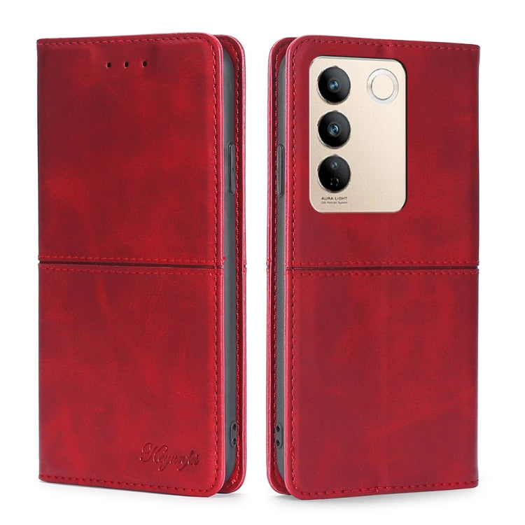 For vivo S16 / S16 Pro Cow Texture Magnetic Horizontal Flip Leather Phone Case