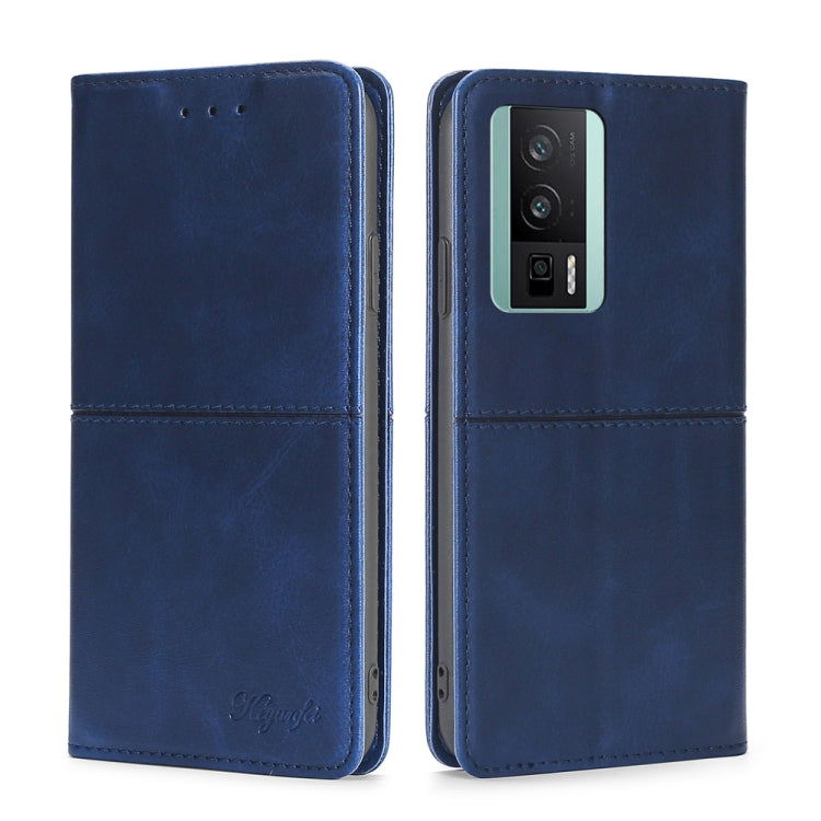 For Xiaomi Redmi K60 / K60 Pro Cow Texture Magnetic Horizontal Flip Leather Phone Case