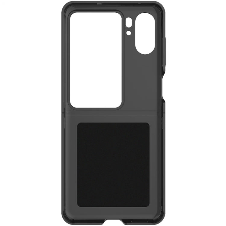For OPPO Find N2 Flip 5G IMAK Ruiyi Series Carbon Fiber Texture PC Phone Case(Black)