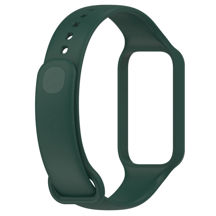 For Redmi Band 2 Solid Color Silicone Integrated Watch Band