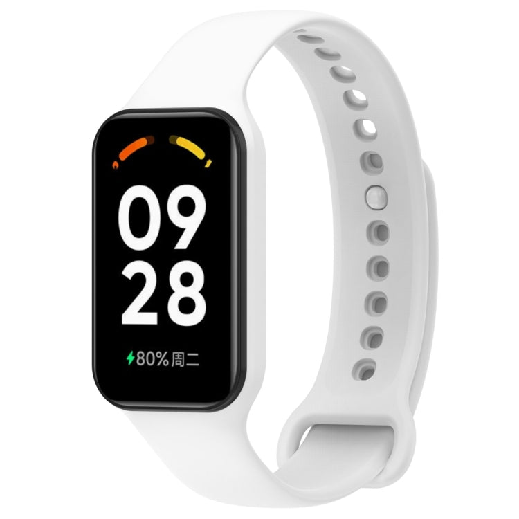 For Redmi Band 2 Solid Color Silicone Integrated Watch Band