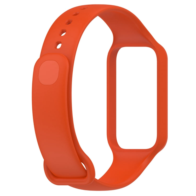 For Redmi Band 2 Solid Color Silicone Integrated Watch Band