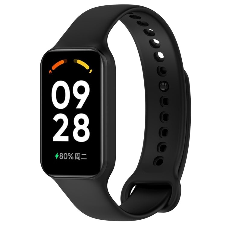For Redmi Band 2 Solid Color Silicone Integrated Watch Band