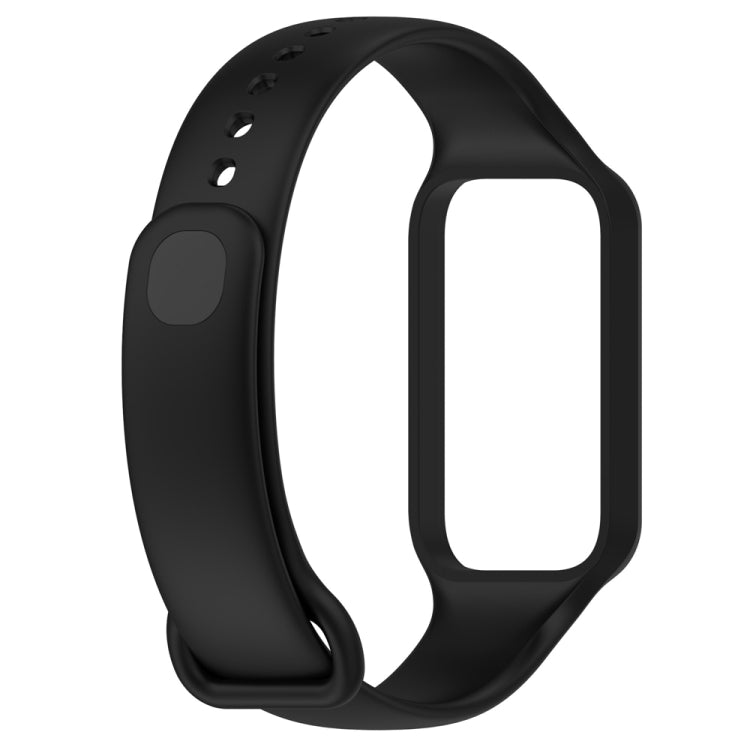 For Redmi Band 2 Solid Color Silicone Integrated Watch Band