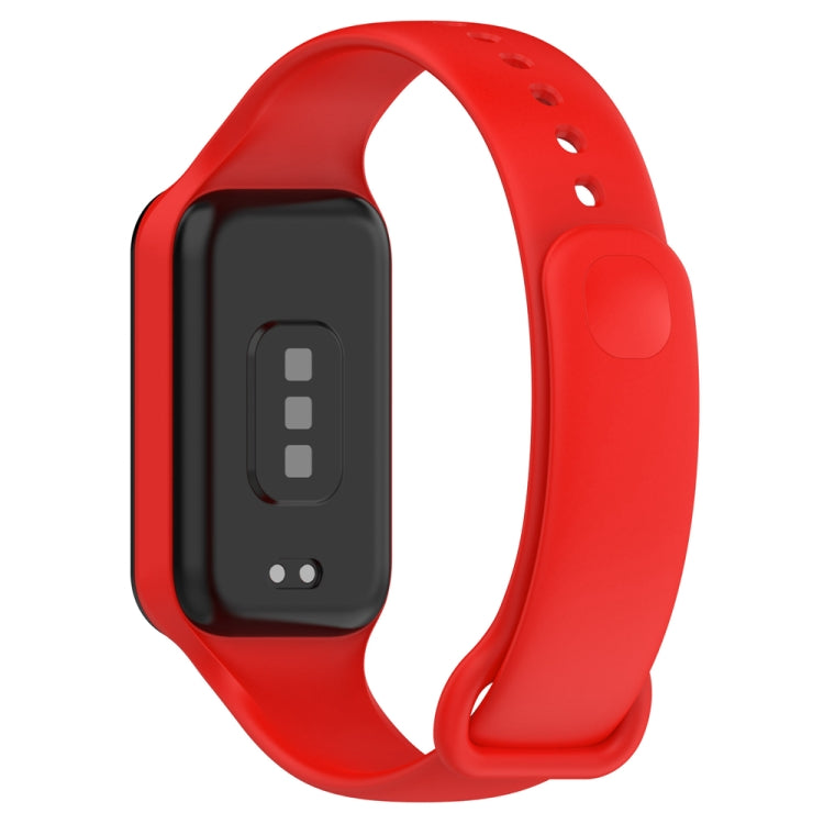For Redmi Band 2 Solid Color Silicone Integrated Watch Band