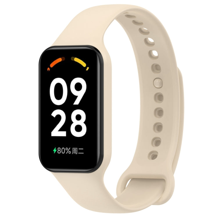 For Redmi Band 2 Solid Color Silicone Integrated Watch Band