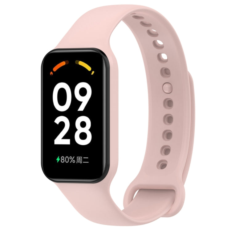 For Redmi Band 2 Solid Color Silicone Integrated Watch Band