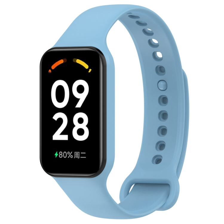 For Redmi Band 2 Solid Color Silicone Integrated Watch Band