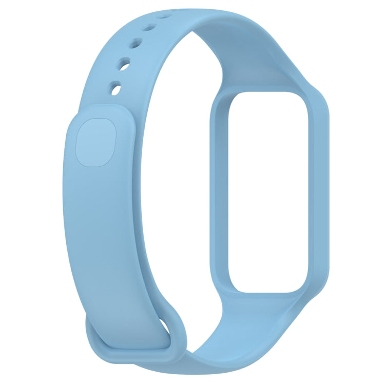 For Redmi Band 2 Solid Color Silicone Integrated Watch Band