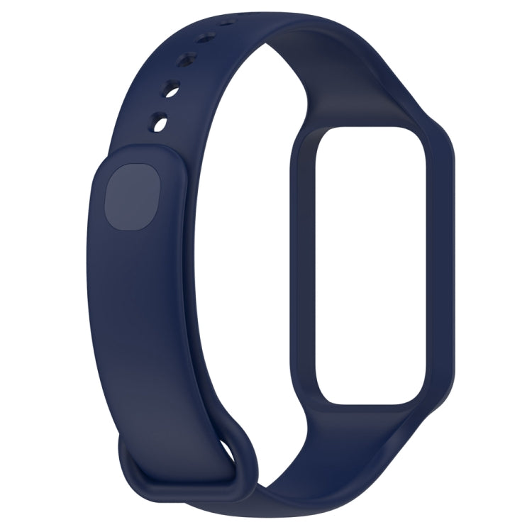 For Redmi Band 2 Solid Color Silicone Integrated Watch Band