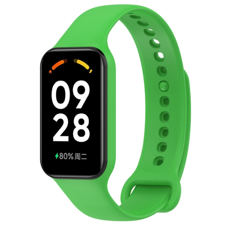 For Redmi Band 2 Solid Color Silicone Integrated Watch Band