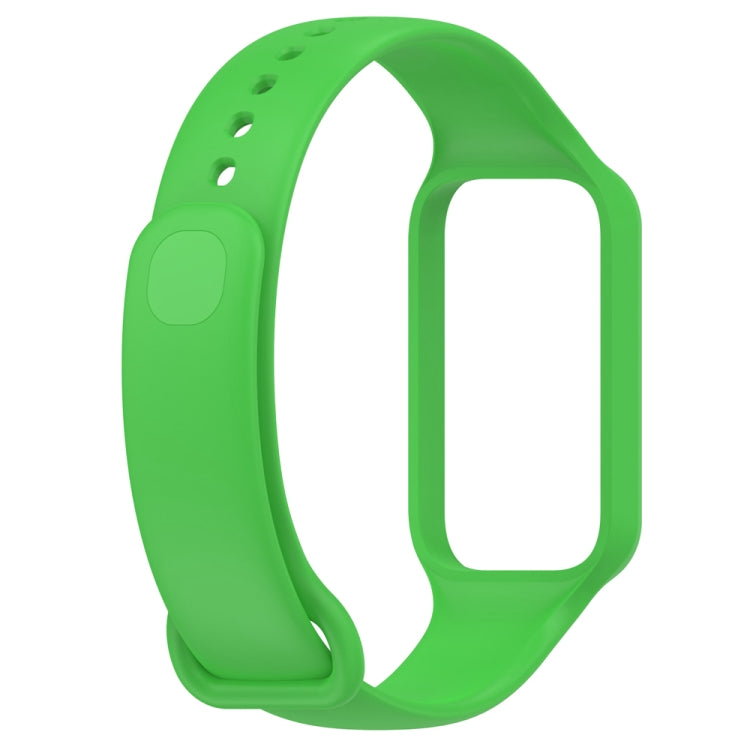 For Redmi Band 2 Solid Color Silicone Integrated Watch Band