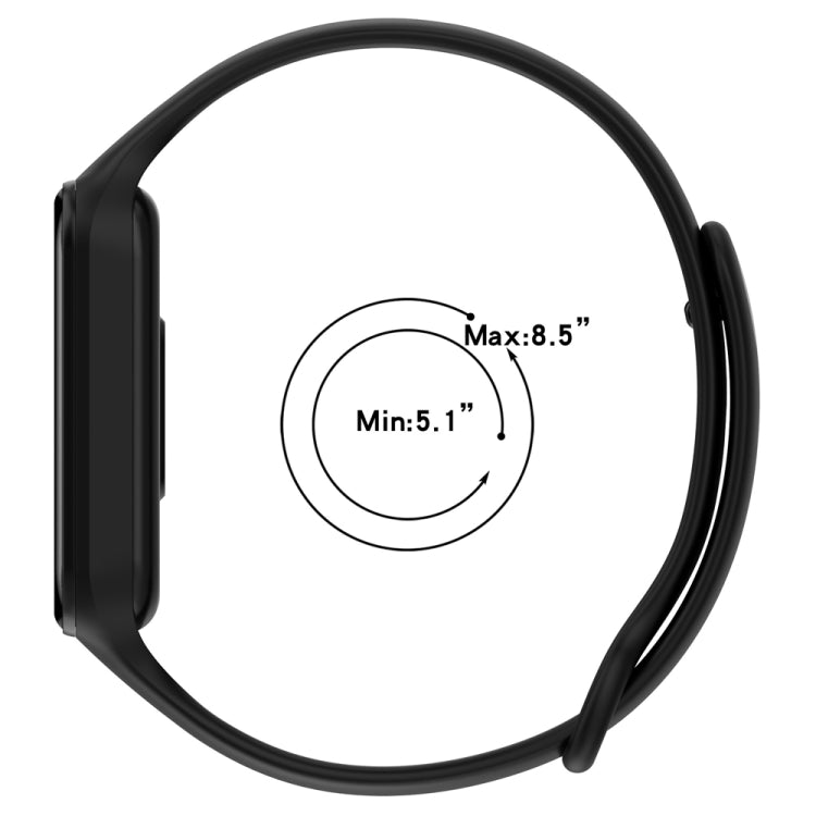 For Redmi Band 2 Solid Color Silicone Integrated Watch Band