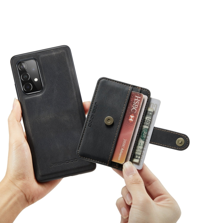 For Samsung Galaxy A53 5G JEEHOOD RFID Blocking Anti-Theft Magnetic Phone Case