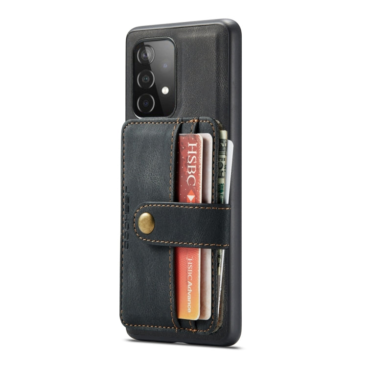 For Samsung Galaxy A53 5G JEEHOOD RFID Blocking Anti-Theft Magnetic Phone Case