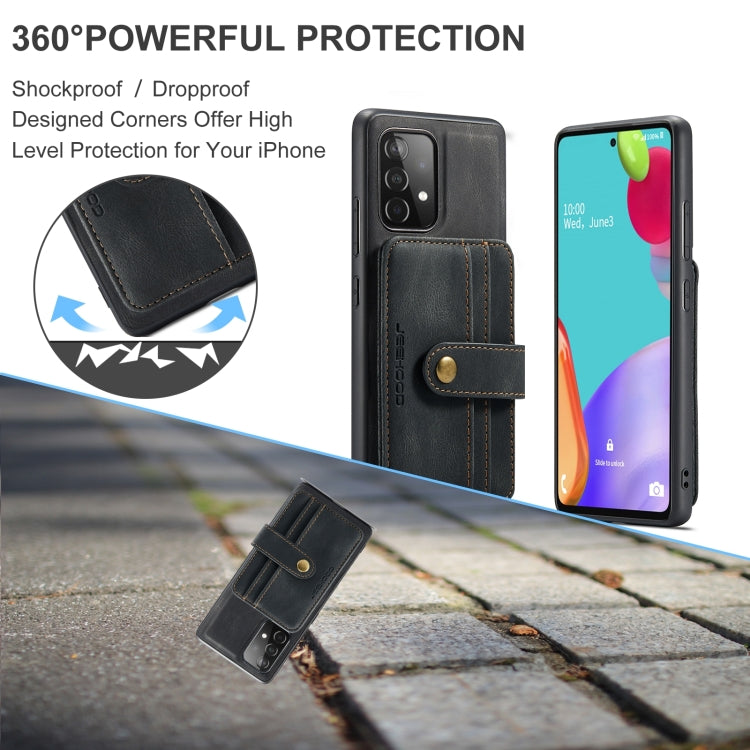 For Samsung Galaxy A53 5G JEEHOOD RFID Blocking Anti-Theft Magnetic Phone Case