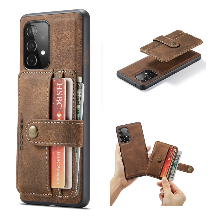 For Samsung Galaxy A53 5G JEEHOOD RFID Blocking Anti-Theft Magnetic Phone Case
