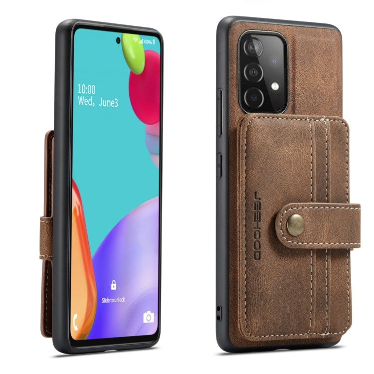 For Samsung Galaxy A53 5G JEEHOOD RFID Blocking Anti-Theft Magnetic Phone Case