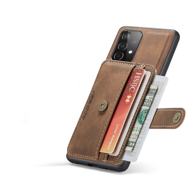 For Samsung Galaxy A53 5G JEEHOOD RFID Blocking Anti-Theft Magnetic Phone Case
